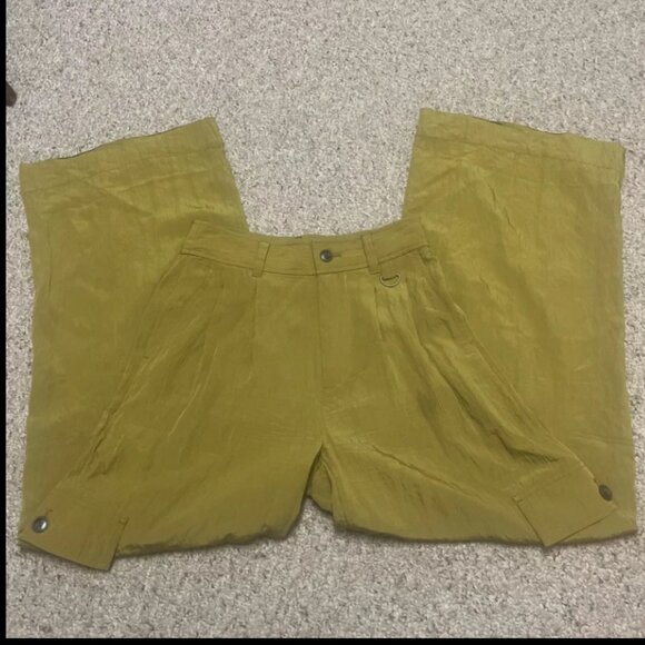 MADEWELL HARLOW WIDE LEG CARGO TROUSER PANTS SPICED OLIVE GREEN NEW 00 - Picture 8 of 10